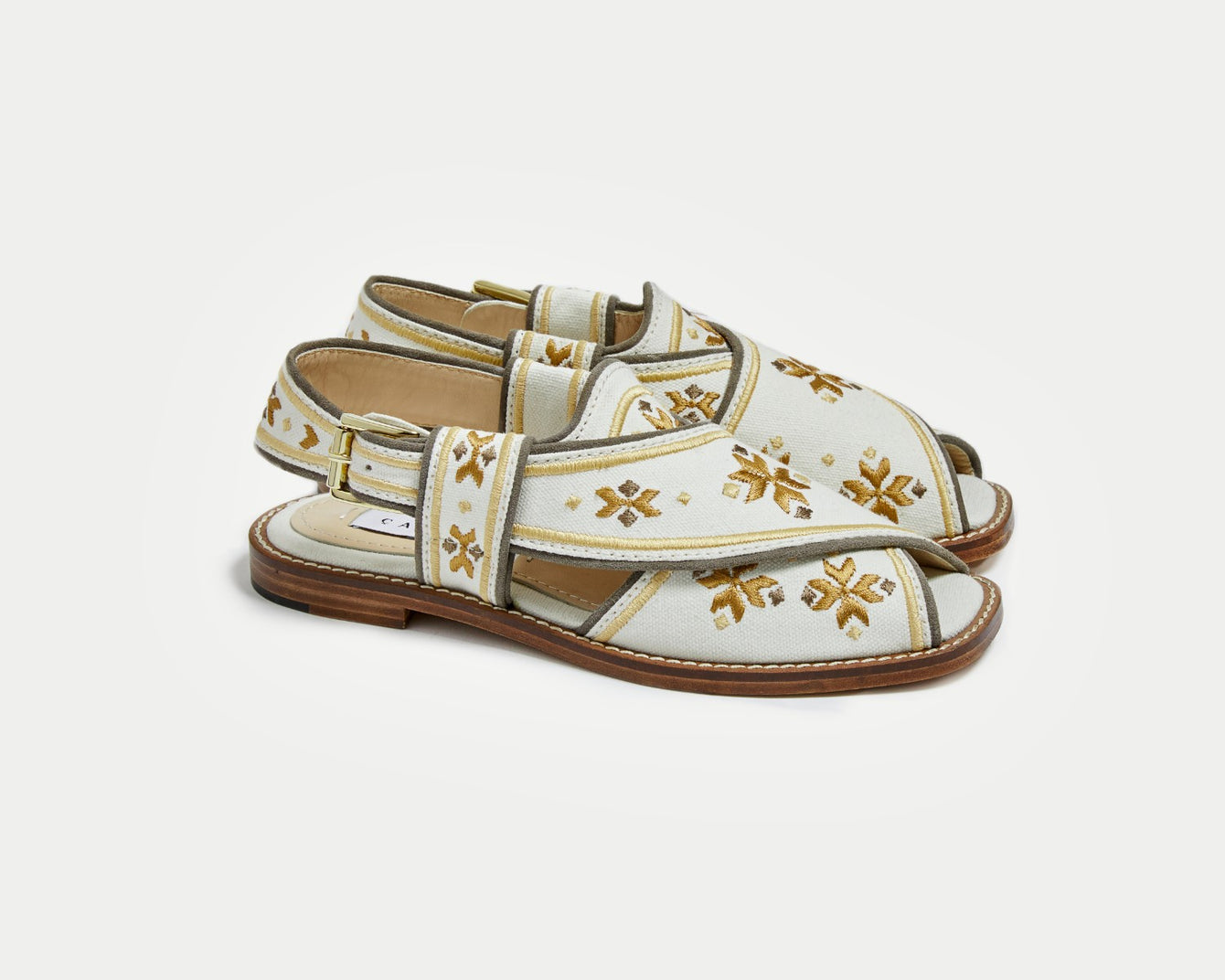 The Swati – gold-Caplait Shoes