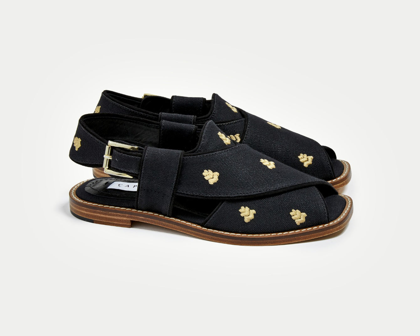 The Jisti - gold-Caplait Shoes