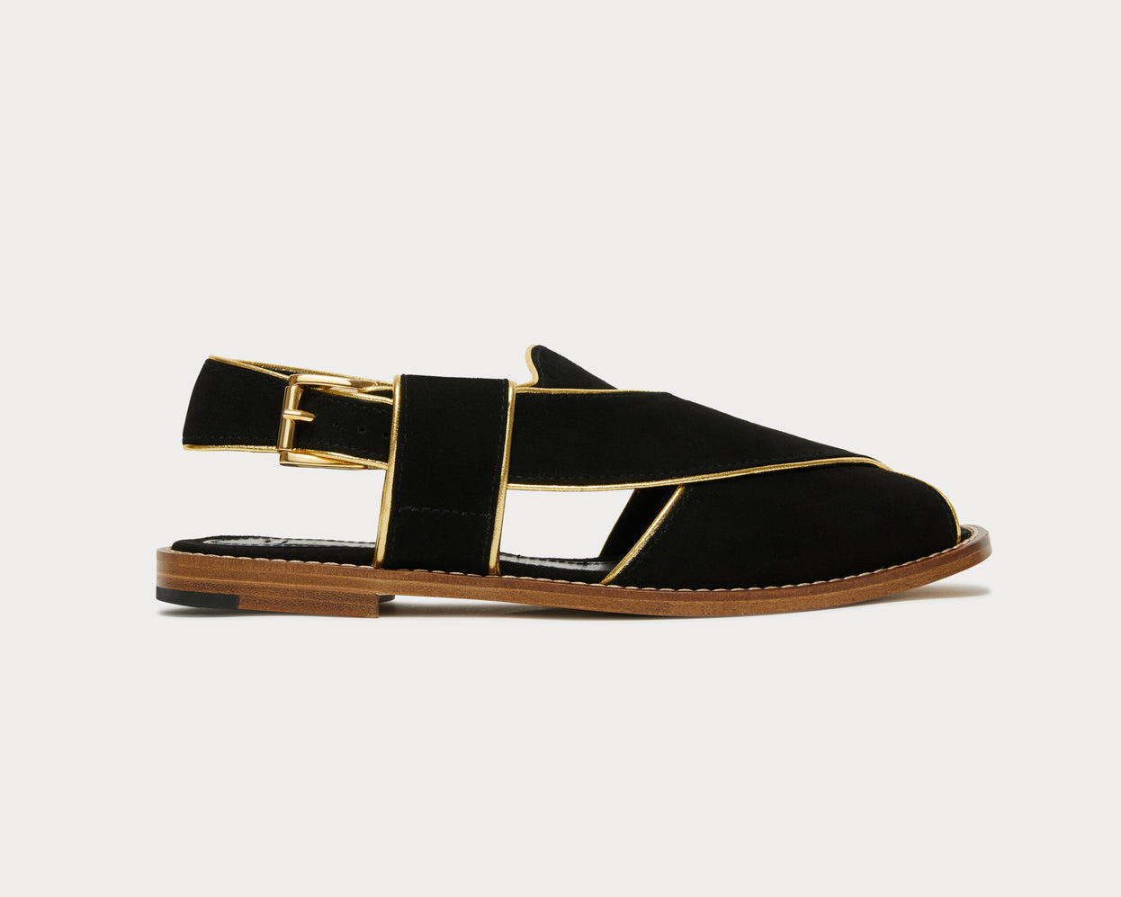 The Hara – Black/Gold-Caplait Shoes