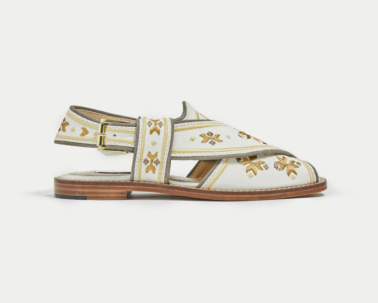 The Swati – gold-Caplait Shoes